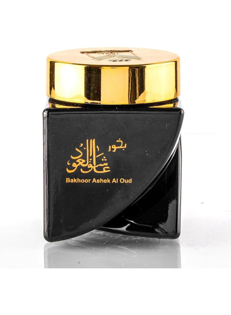 Al Maas Bkhoor Ashek Al Oud Black 30grams - Image 2